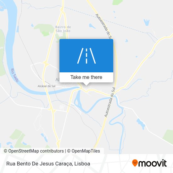 Rua Bento De Jesus Caraça map