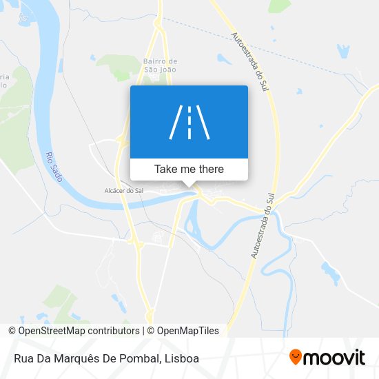 Rua Da Marquês De Pombal mapa