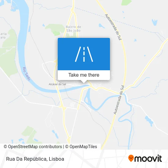 Rua Da República map
