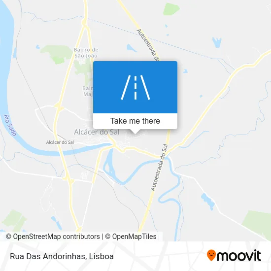 Rua Das Andorinhas map