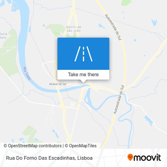Rua Do Forno Das Escadinhas map