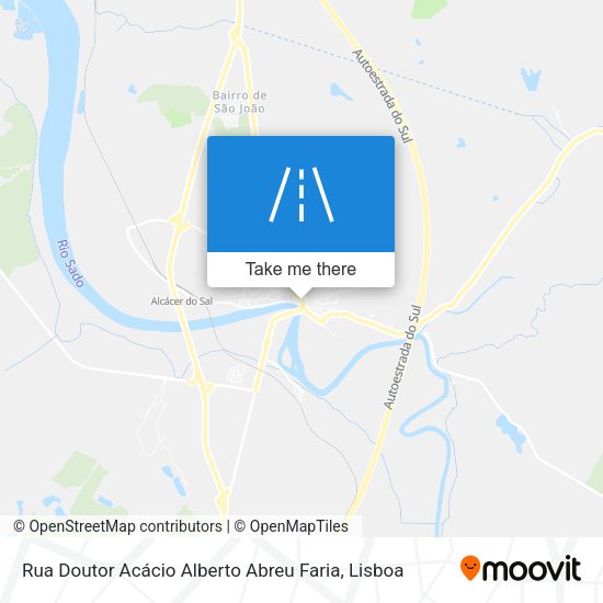 Rua Doutor Acácio Alberto Abreu Faria map
