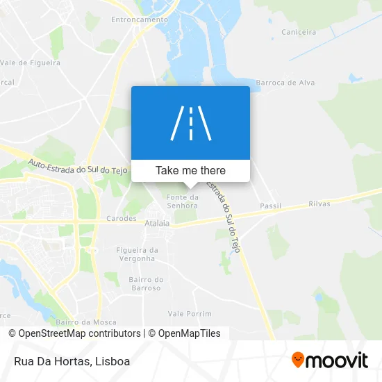 Rua Da Hortas map