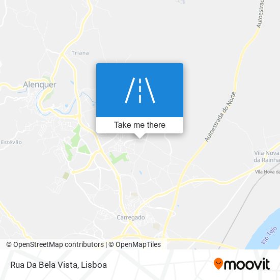 Rua Da Bela Vista mapa