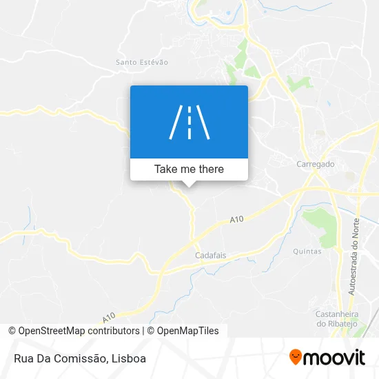 Rua Da Comissão map