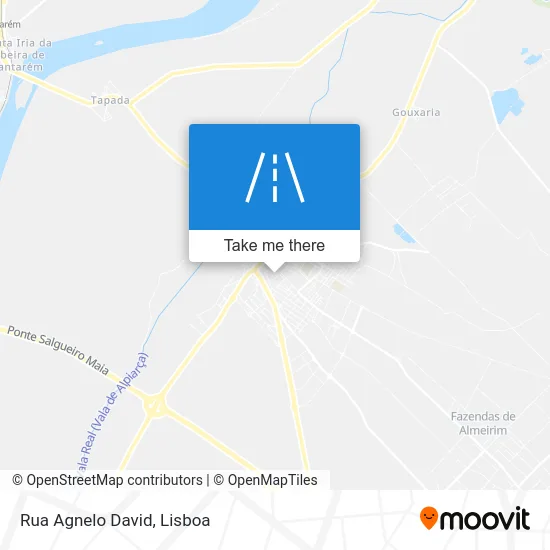 Rua Agnelo David map