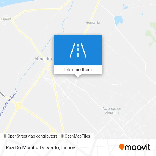 Rua Do Moinho De Vento map