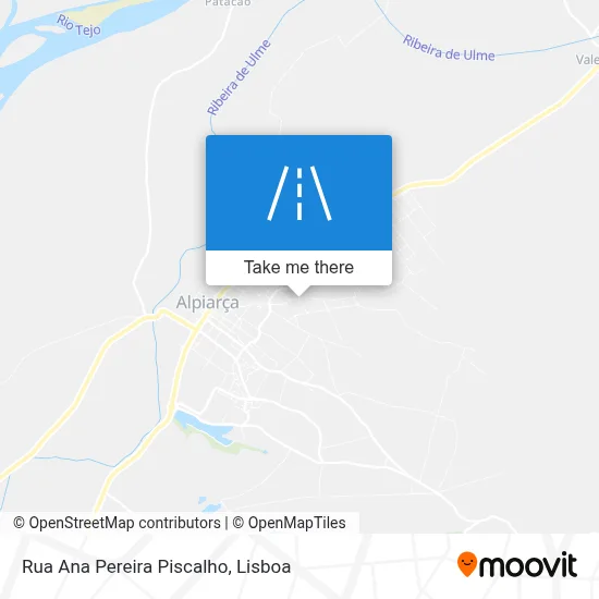 Rua Ana Pereira Piscalho map