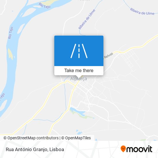 Rua António Granjo map