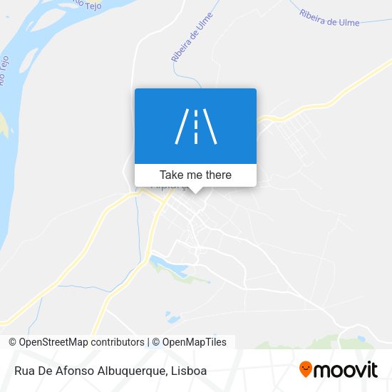 Rua De Afonso Albuquerque mapa