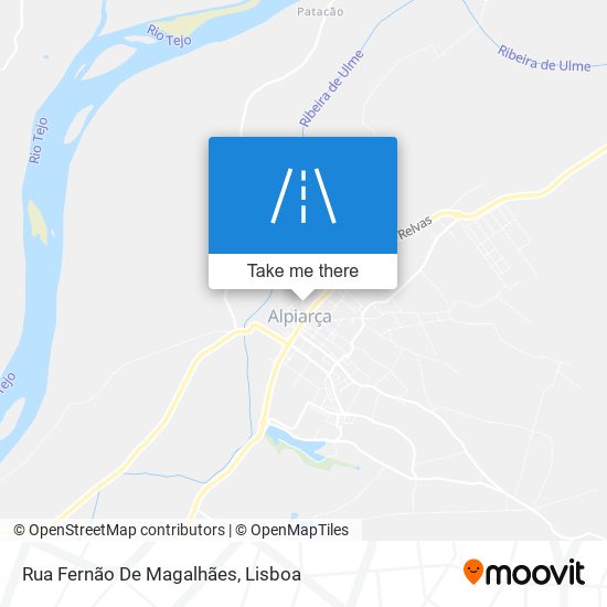 Rua Fernão De Magalhães mapa