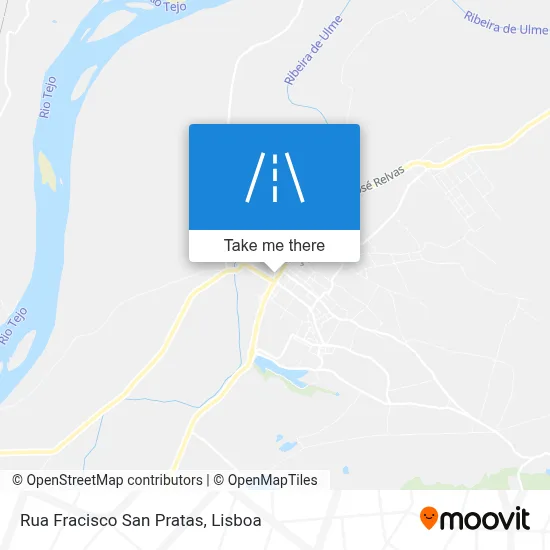 Rua Fracisco San Pratas map