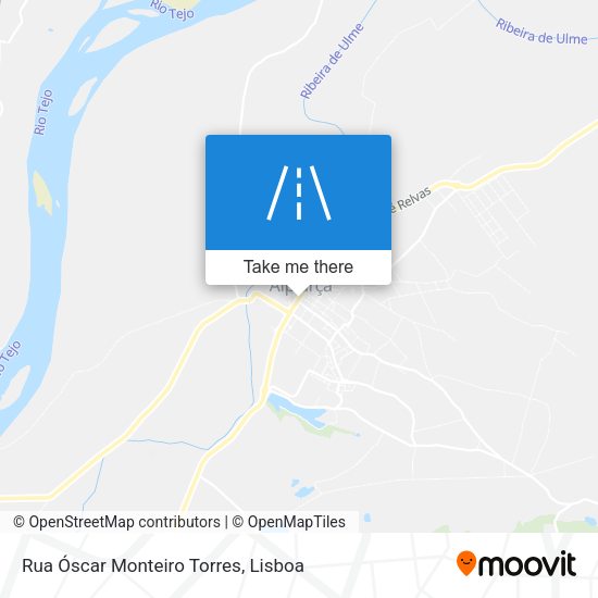 Rua Óscar Monteiro Torres mapa