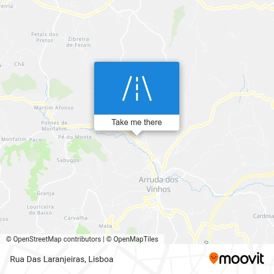 Rua Das Laranjeiras map