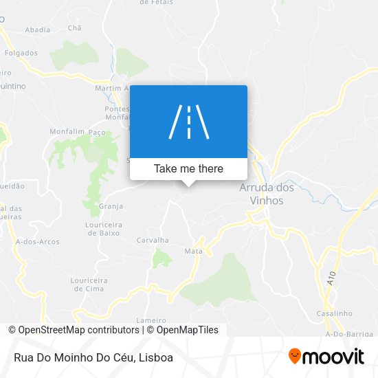 Rua Do Moinho Do Céu map