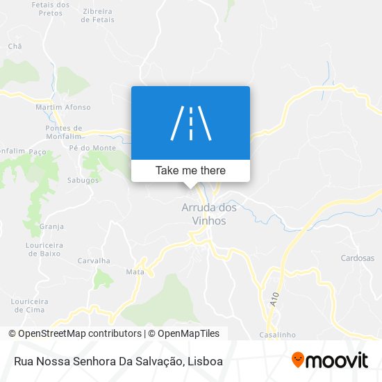 Rua Nossa Senhora Da Salvação map