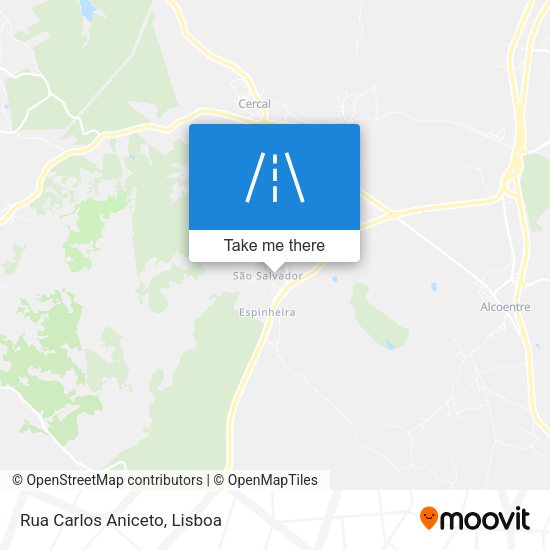 Rua Carlos Aniceto map