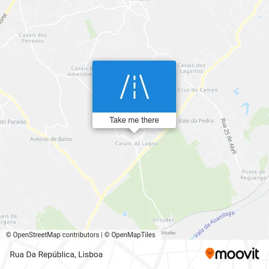 Rua Da República map