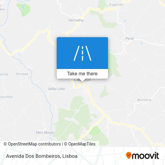 Avenida Dos Bombeiros mapa