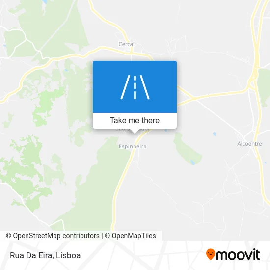 Rua Da Eira map