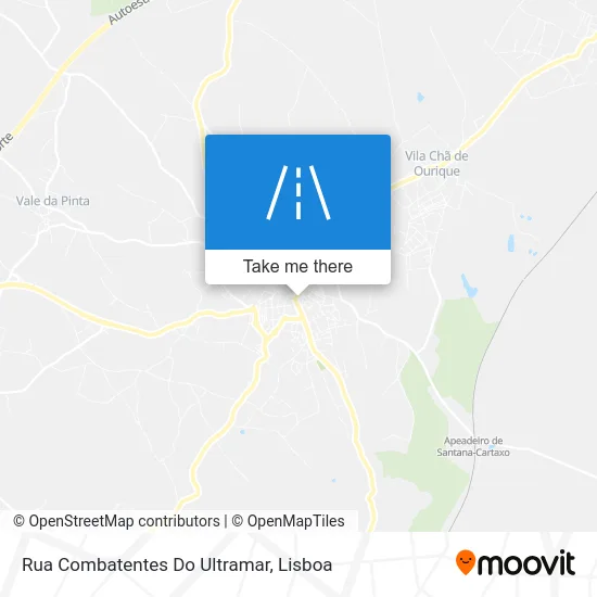 Rua Combatentes Do Ultramar map