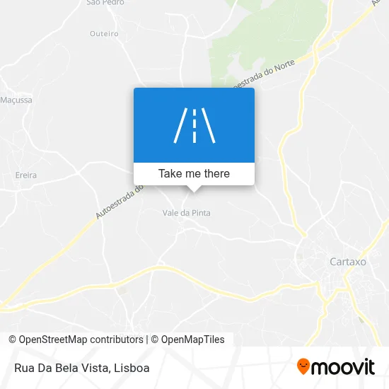 Rua Da Bela Vista map