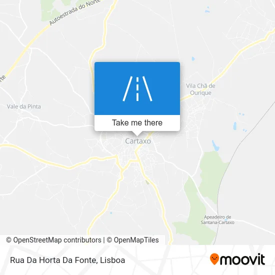 Rua Da Horta Da Fonte map