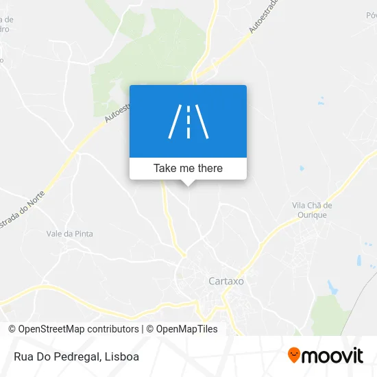 Rua Do Pedregal map