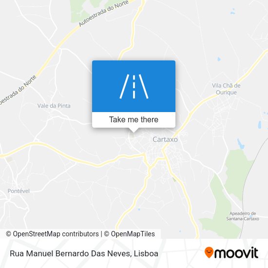 Rua Manuel Bernardo Das Neves mapa