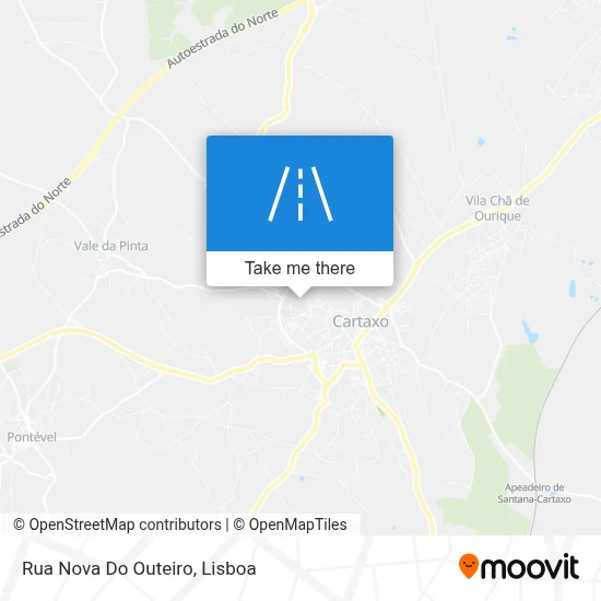 Rua Nova Do Outeiro map