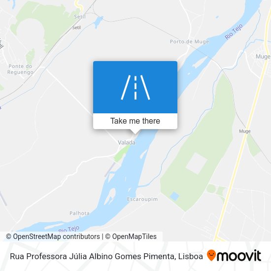 Rua Professora Júlia Albino Gomes Pimenta map
