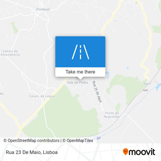 Rua 23 De Maio mapa