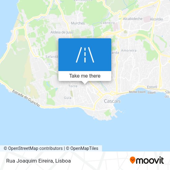 Rua Joaquim Eireira mapa