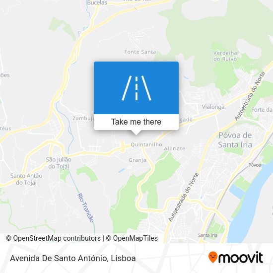 Avenida De Santo António mapa