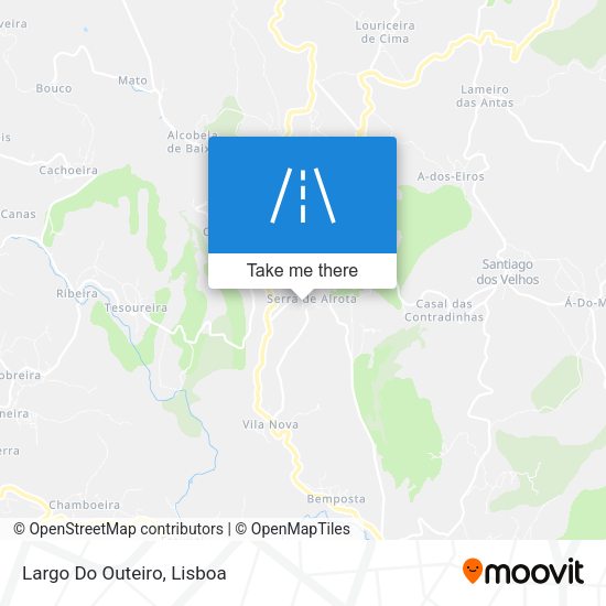 Largo Do Outeiro mapa