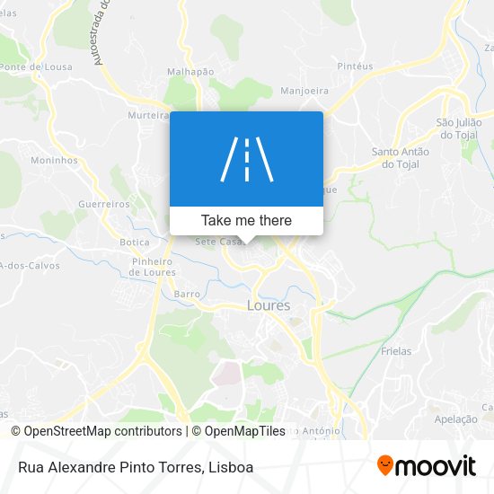 Rua Alexandre Pinto Torres mapa