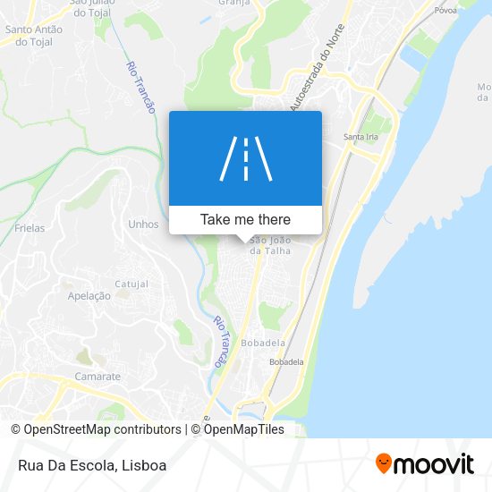 Rua Da Escola mapa