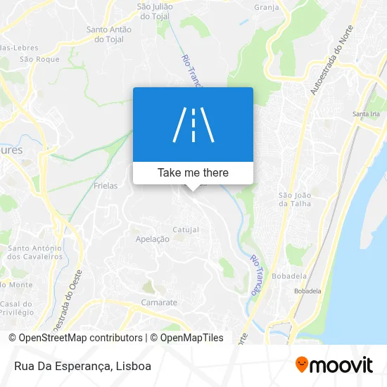 Rua Da Esperança map