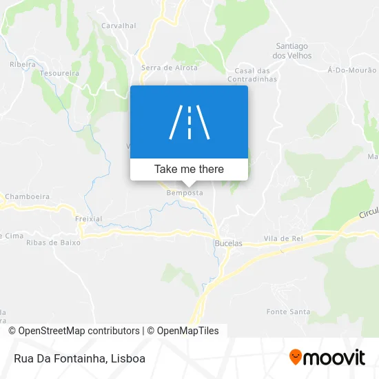 Rua Da Fontainha map