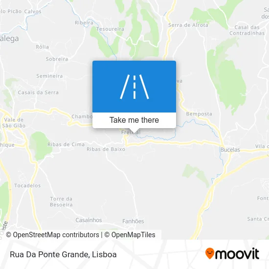 Rua Da Ponte Grande map
