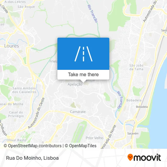 Rua Do Moinho map