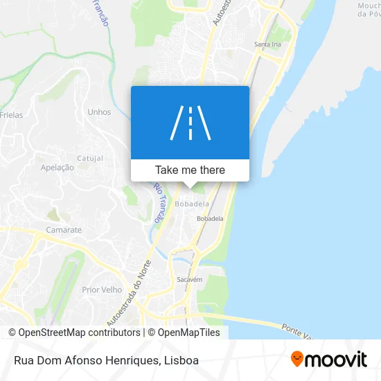 Rua Dom Afonso Henriques map