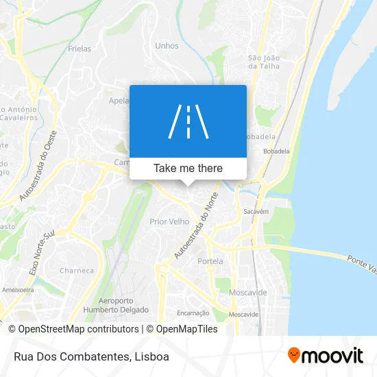 Rua Dos Combatentes map