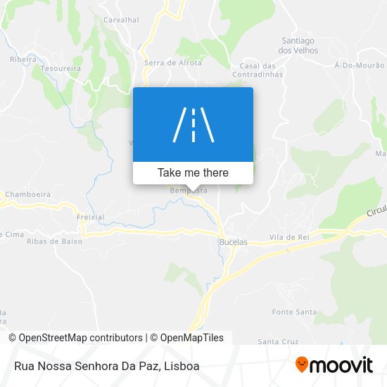Rua Nossa Senhora Da Paz mapa