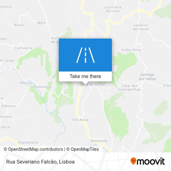 Rua Severiano Falcão map