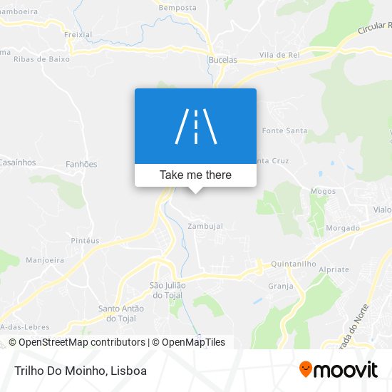 Trilho Do Moinho map