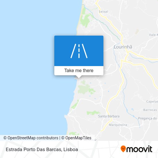 Estrada Porto Das Barcas map