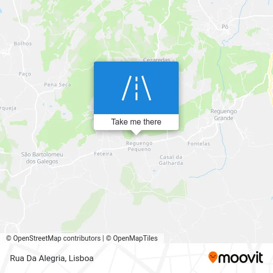 Rua Da Alegria map