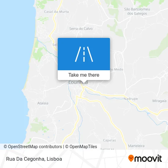 Rua Da Cegonha map