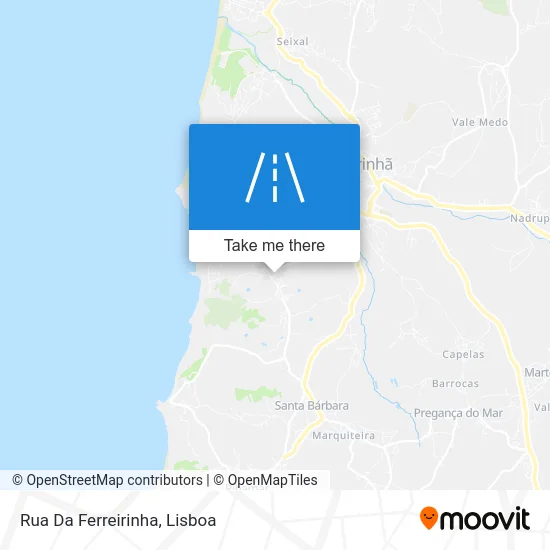 Rua Da Ferreirinha map